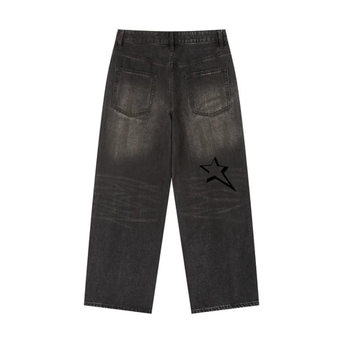 Black Jeans with Designs